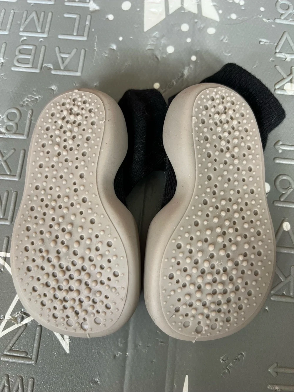 Black Sock-Style Baby Shoes